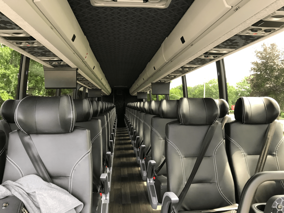 Inside of the coach